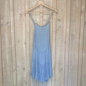 Flowy Blue Sleeveless Dress